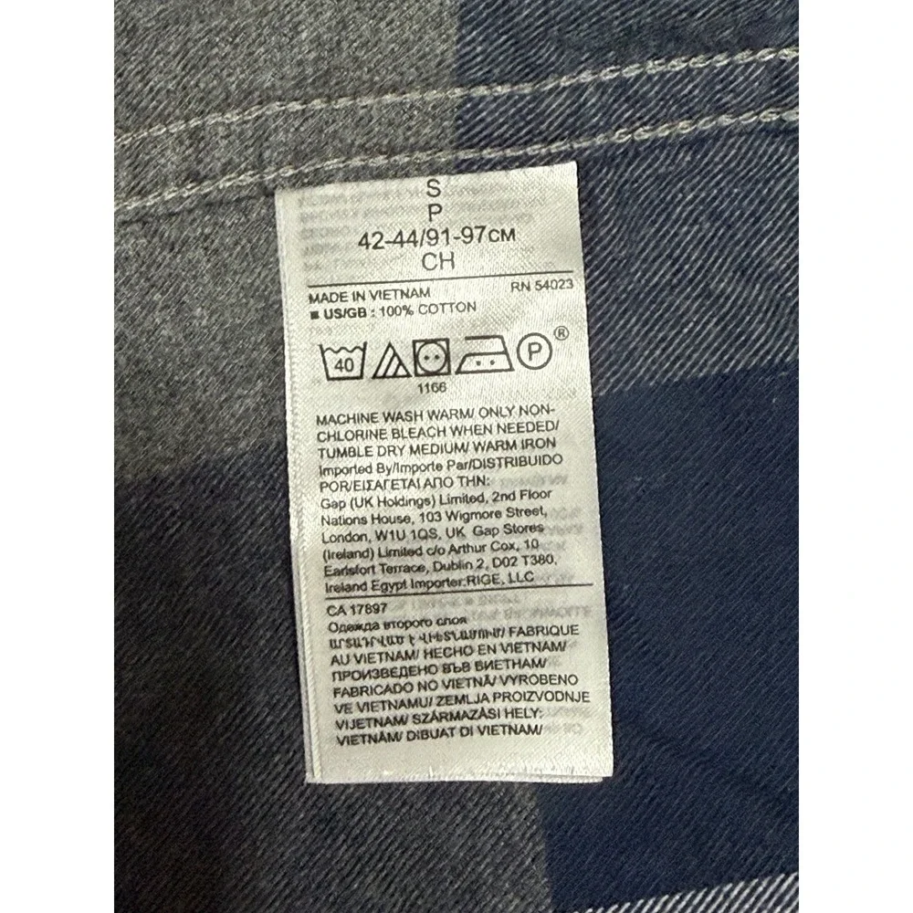 Banana Republic Ultra Soft Flannel Shirt S Untucked Slim Button Down Long Sleeve